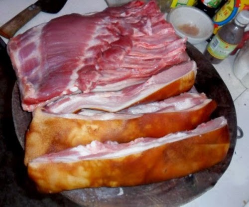 Thịt lợn hun khói được làm từ thịt ba chỉ ngon